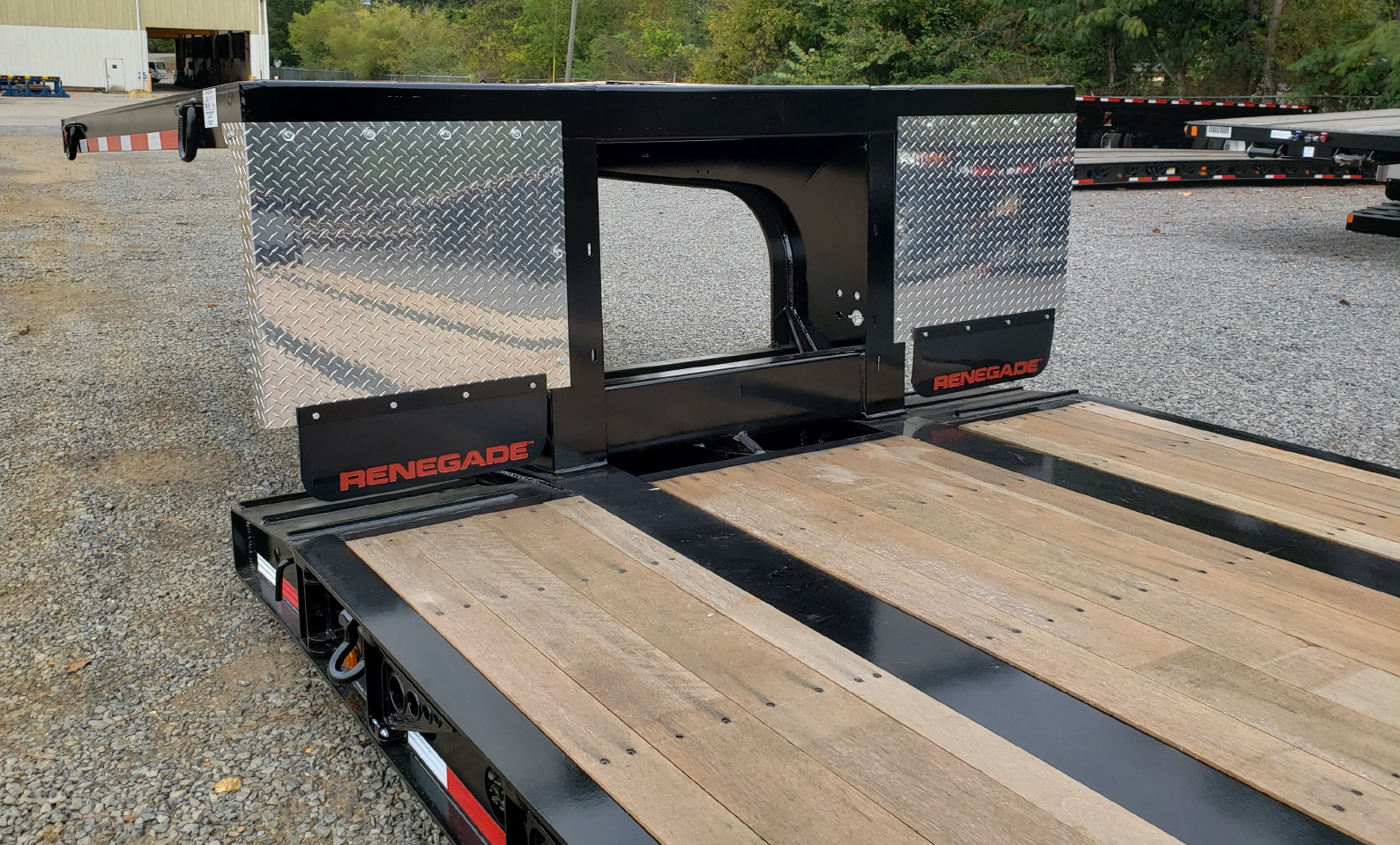 Renegade mechanical gooseneck spray protection